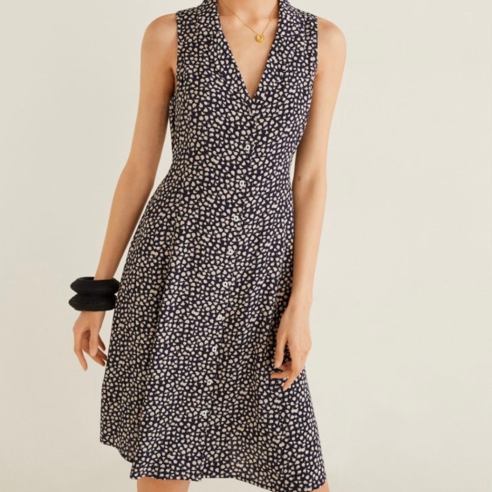 Mango Sleeveless shirt dress